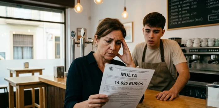 Multa de 14.625€ a bar de Almería por camareros sin alta